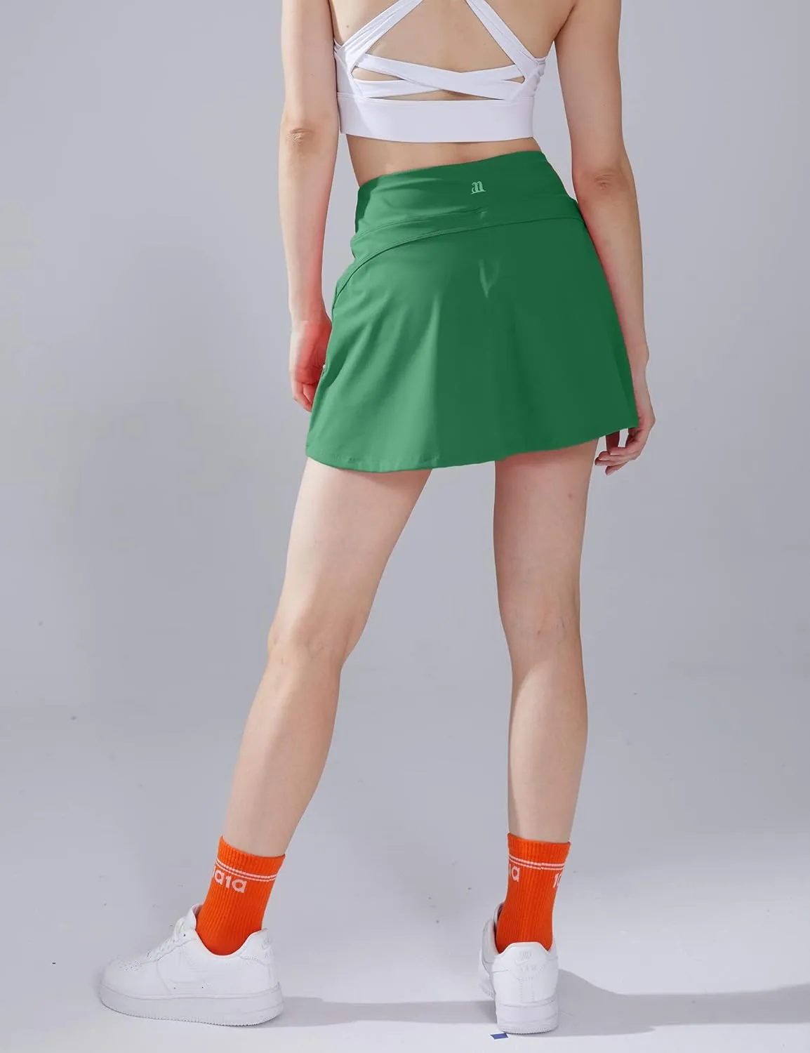 1a1a Tennis Skirt Golf Skorts for Women Short High Waisted Athletic Workout Sport Skirt Skort with Shorts Pockets