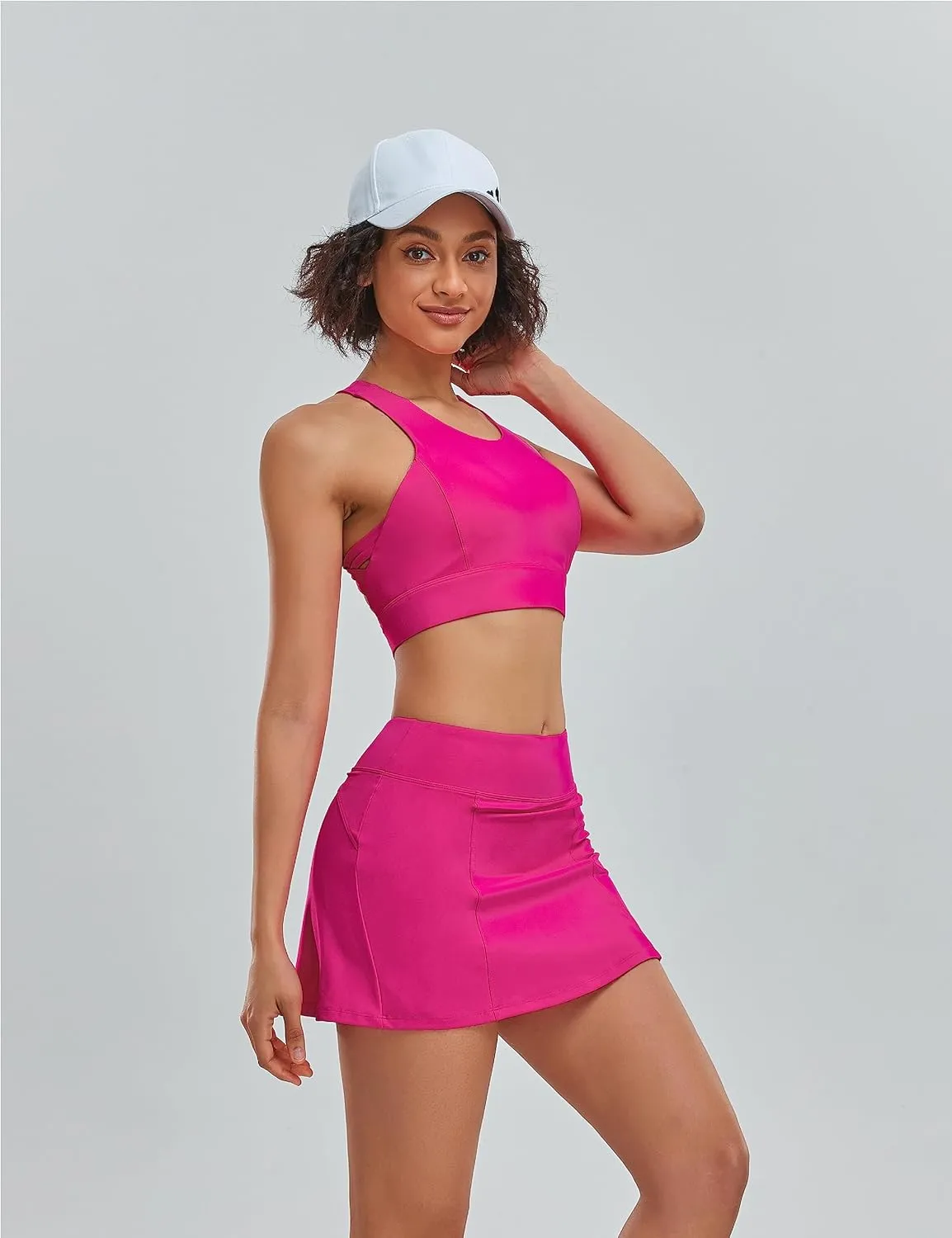 1a1a Tennis Skirt Golf Skorts for Women Short High Waisted Athletic Workout Sport Skirt Skort with Shorts Pockets