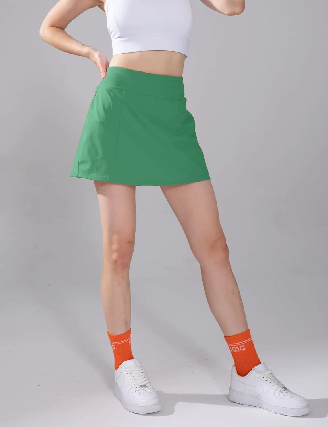 1a1a Tennis Skirt Golf Skorts for Women Short High Waisted Athletic Workout Sport Skirt Skort with Shorts Pockets