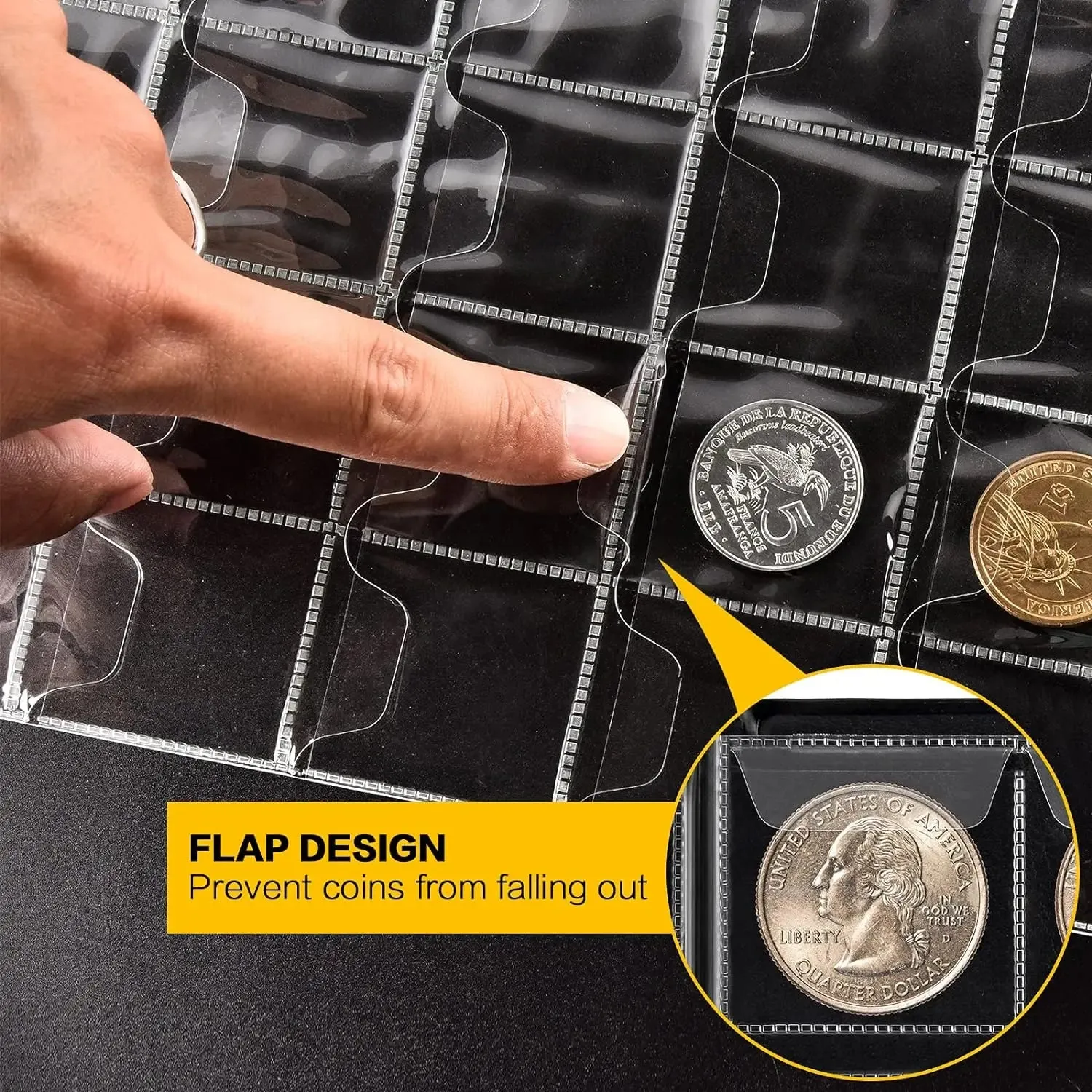 300 Pocket Coin Collection Album For Collectors Display Storage Case Organizer Box
