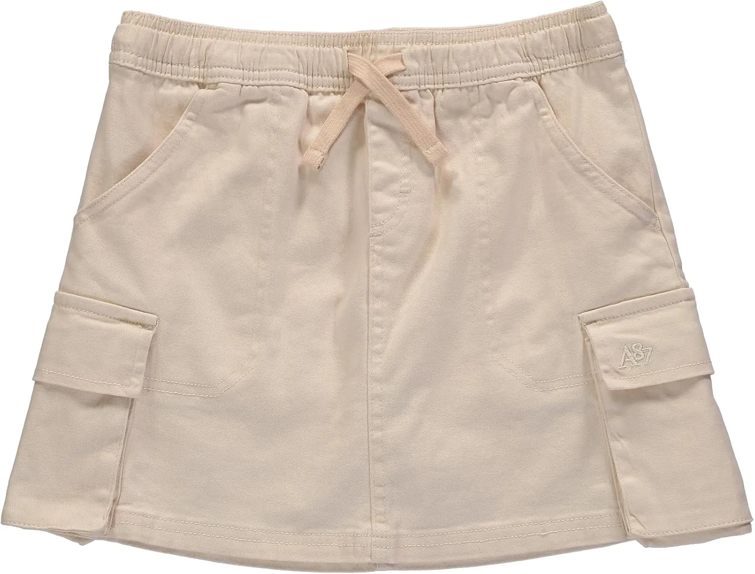 AEROPOSTALE Girls Twill Cargo Scooter Skirt - Stylish Pleated Skort with Drawcord Waistband and Utility Pockets (Sizes: 7-16)