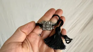 Amulet Necklace. Antique. India. Sterling Silver.