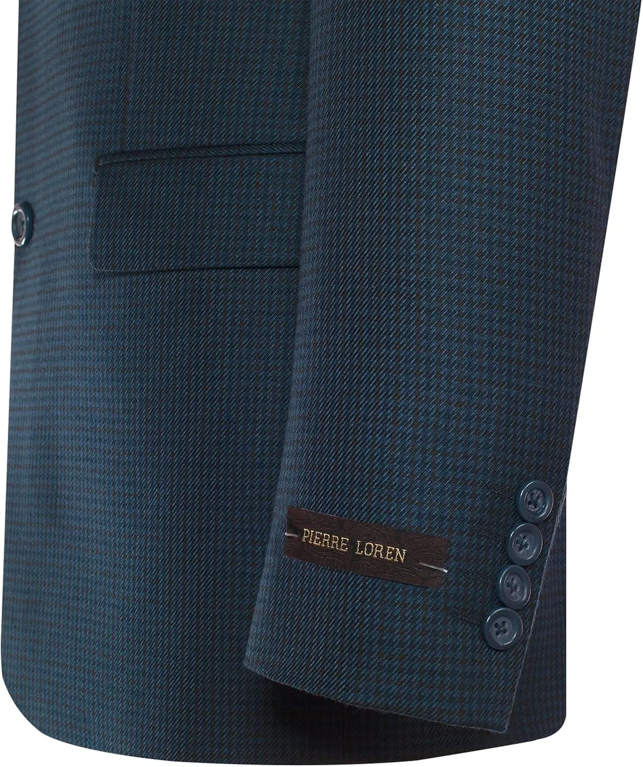 AMY ZHU Men's Slim Fit Sport Coat Casual Suit Jacket Haute Houndstooth Blazer