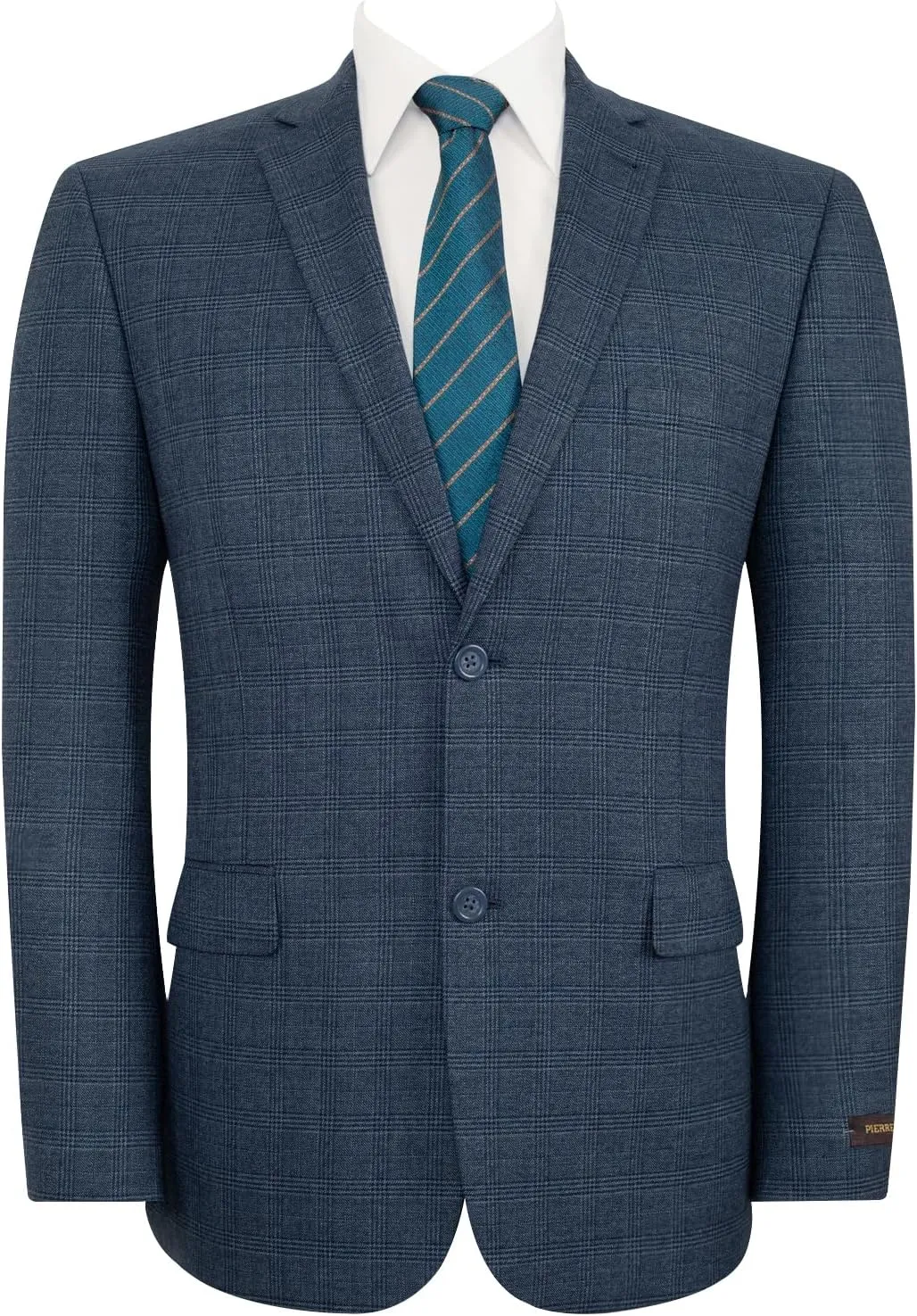 AMY ZHU Men's Slim Fit Sport Coat Casual Suit Jacket Haute Houndstooth Blazer