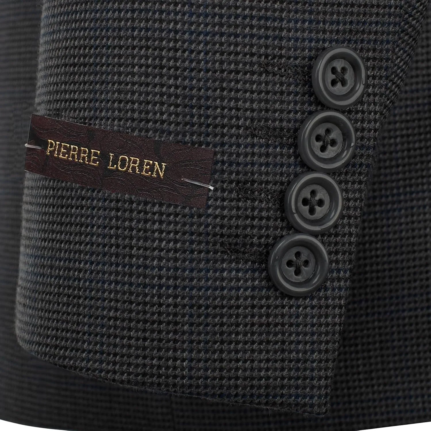 AMY ZHU Men's Slim Fit Sport Coat Casual Suit Jacket Haute Houndstooth Blazer