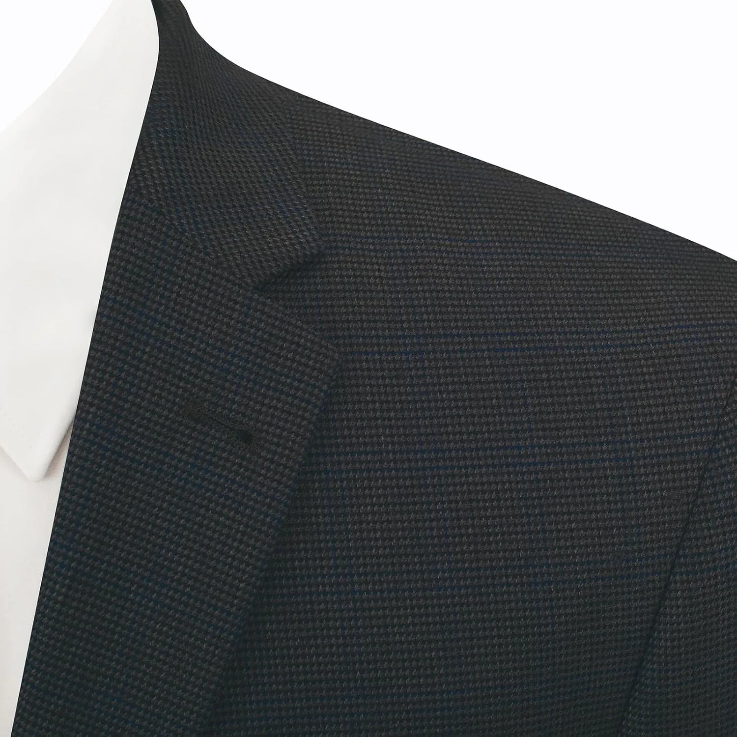 AMY ZHU Men's Slim Fit Sport Coat Casual Suit Jacket Haute Houndstooth Blazer