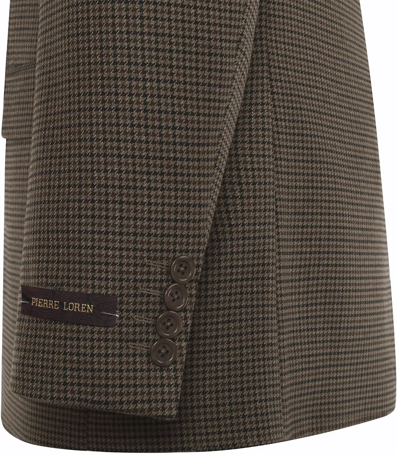 AMY ZHU Men's Slim Fit Sport Coat Casual Suit Jacket Haute Houndstooth Blazer