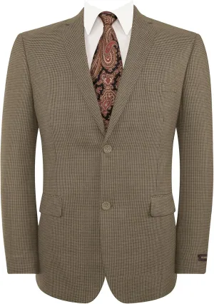 AMY ZHU Men's Slim Fit Sport Coat Casual Suit Jacket Haute Houndstooth Blazer