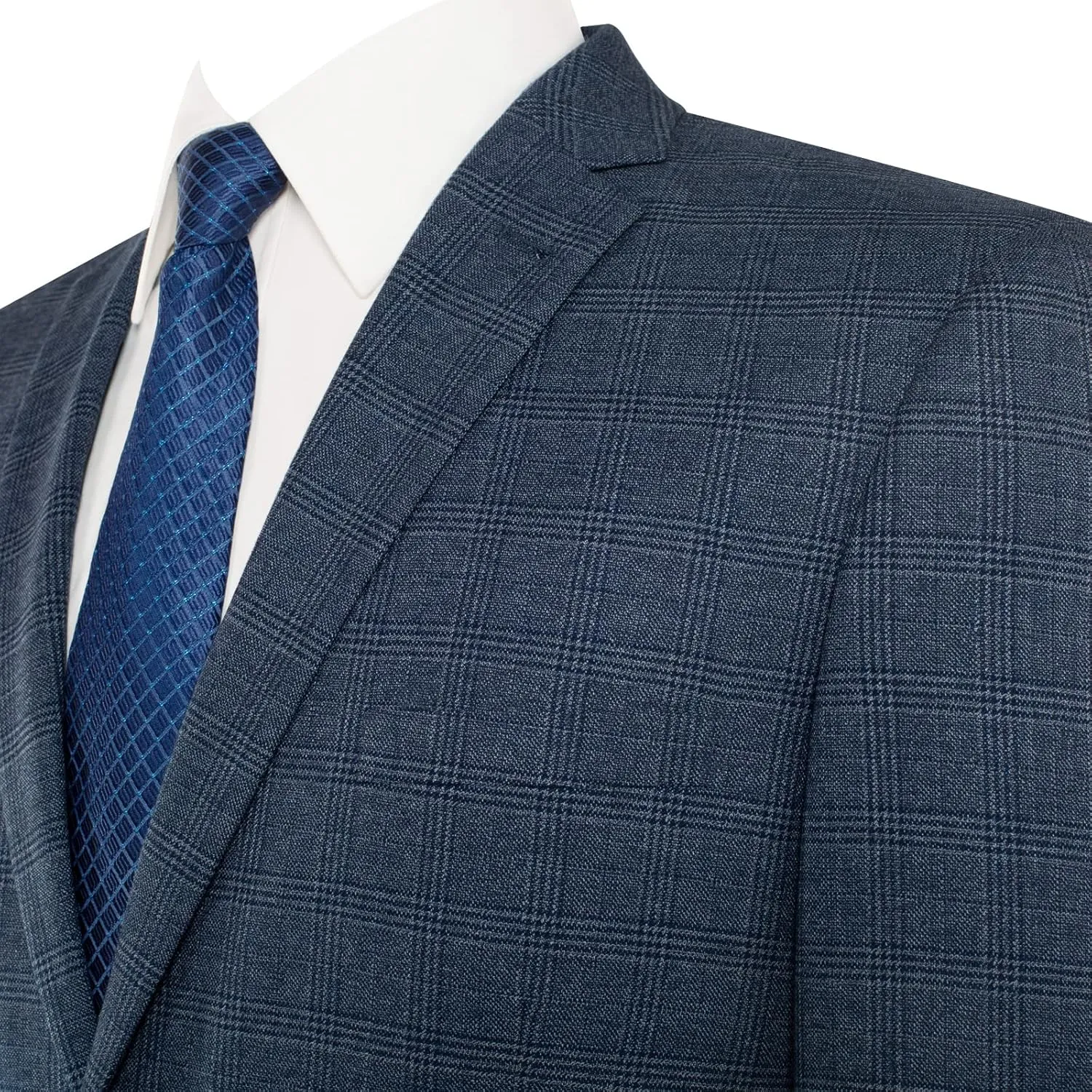 AMY ZHU Men's Slim Fit Sport Coat Casual Suit Jacket Haute Houndstooth Blazer