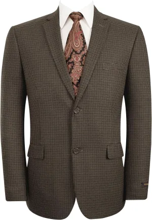 AMY ZHU Men's Slim Fit Sport Coat Casual Suit Jacket Haute Houndstooth Blazer