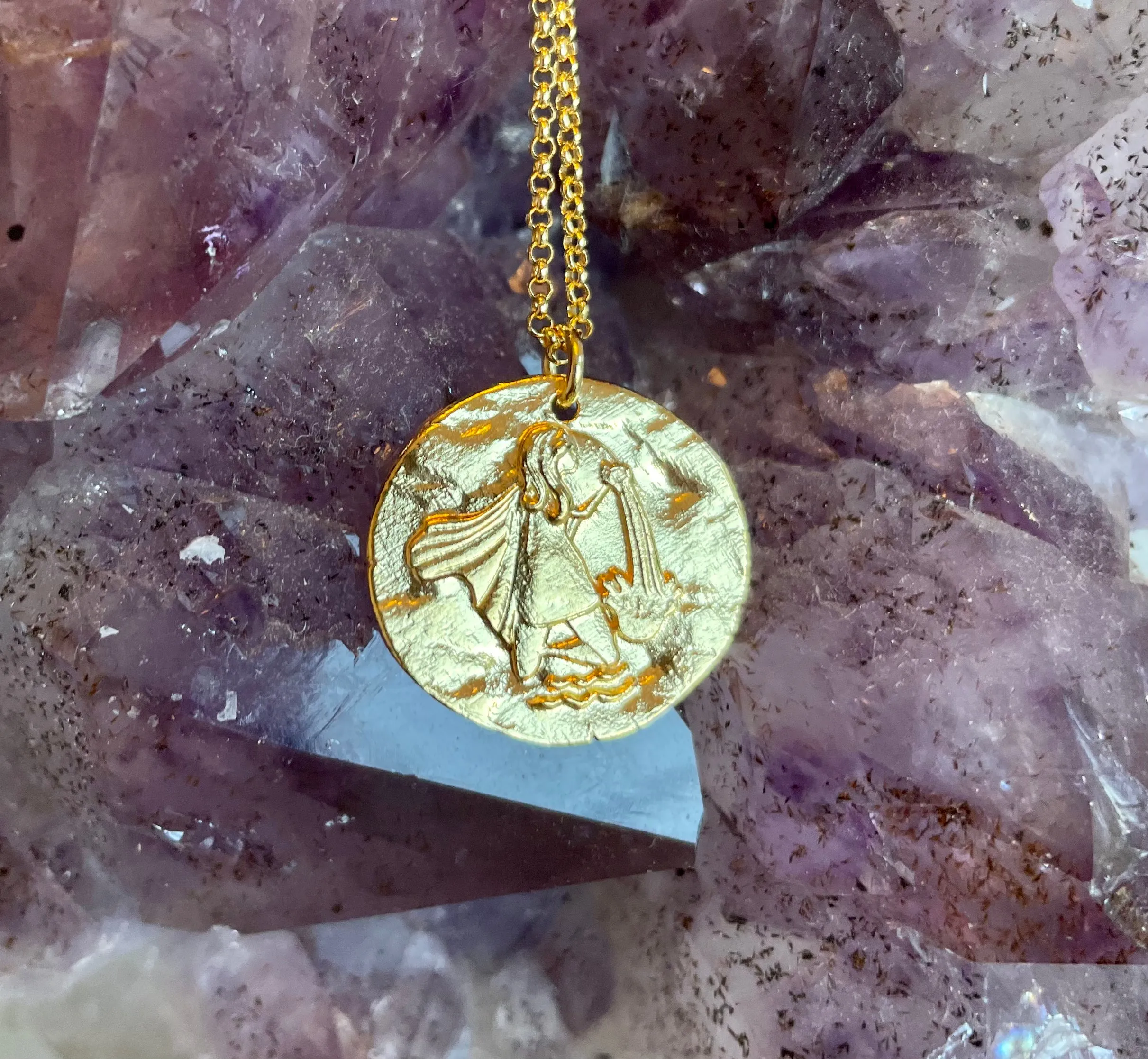 Astrology Coin Necklace