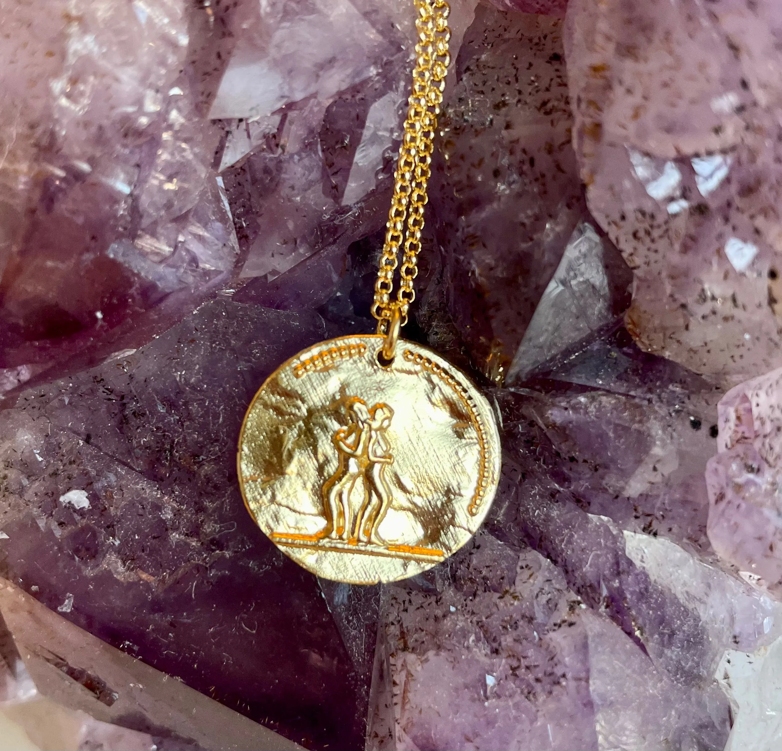 Astrology Coin Necklace