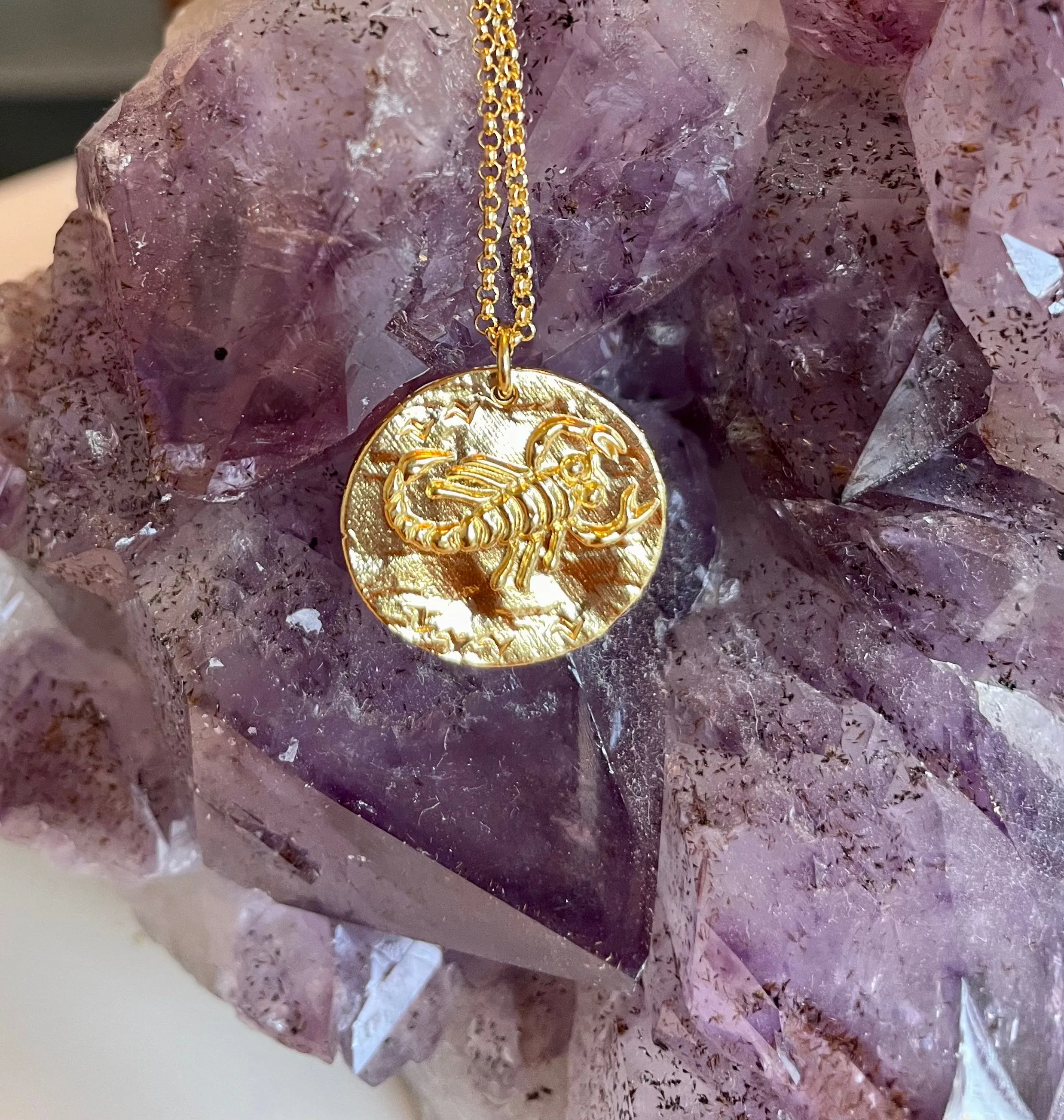Astrology Coin Necklace