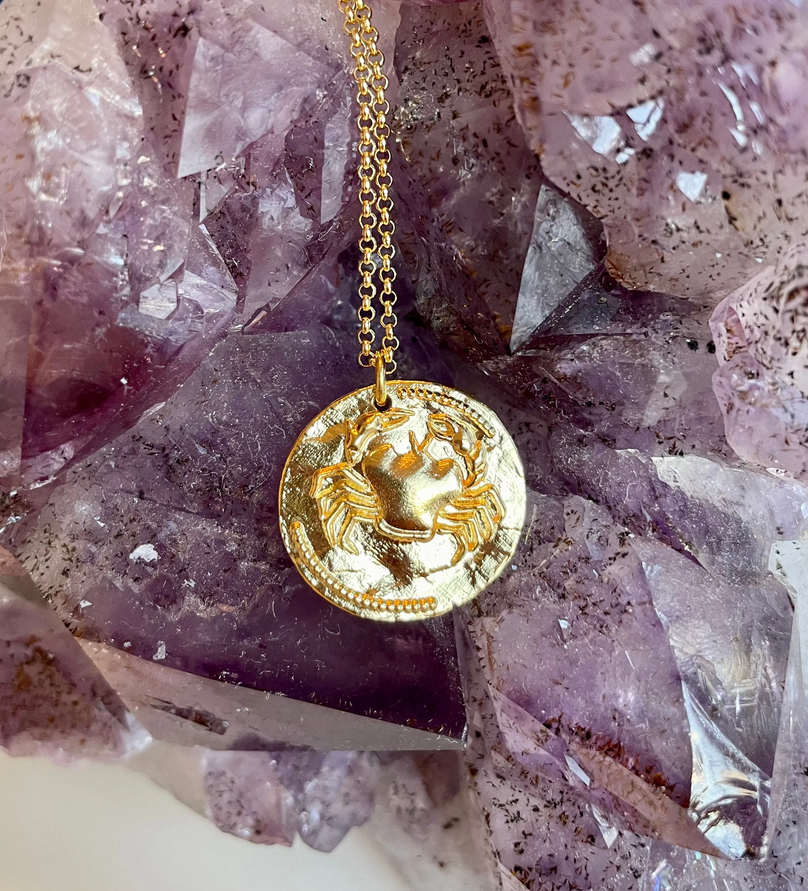 Astrology Coin Necklace