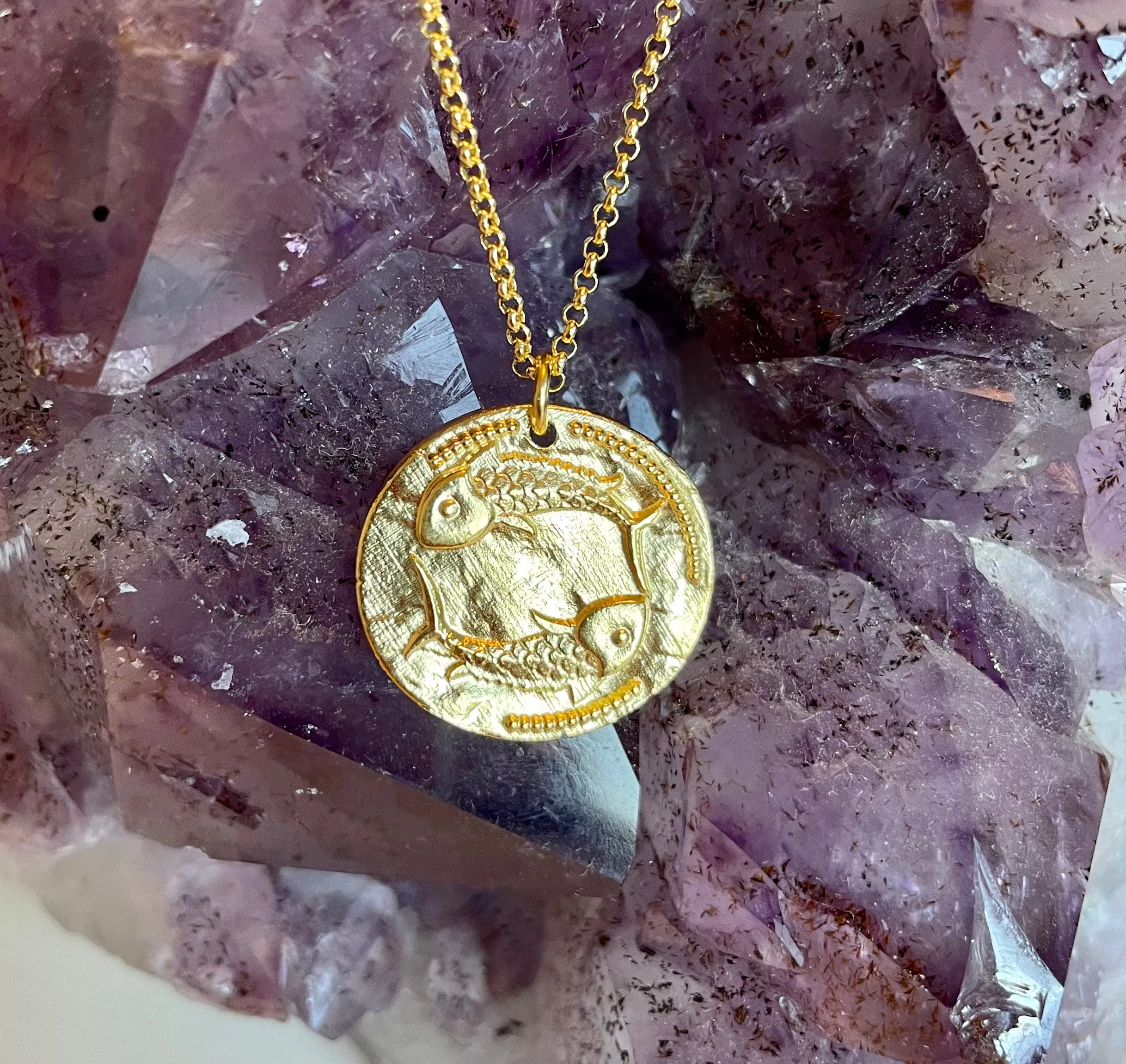 Astrology Coin Necklace