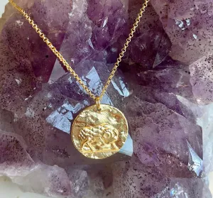 Astrology Coin Necklace