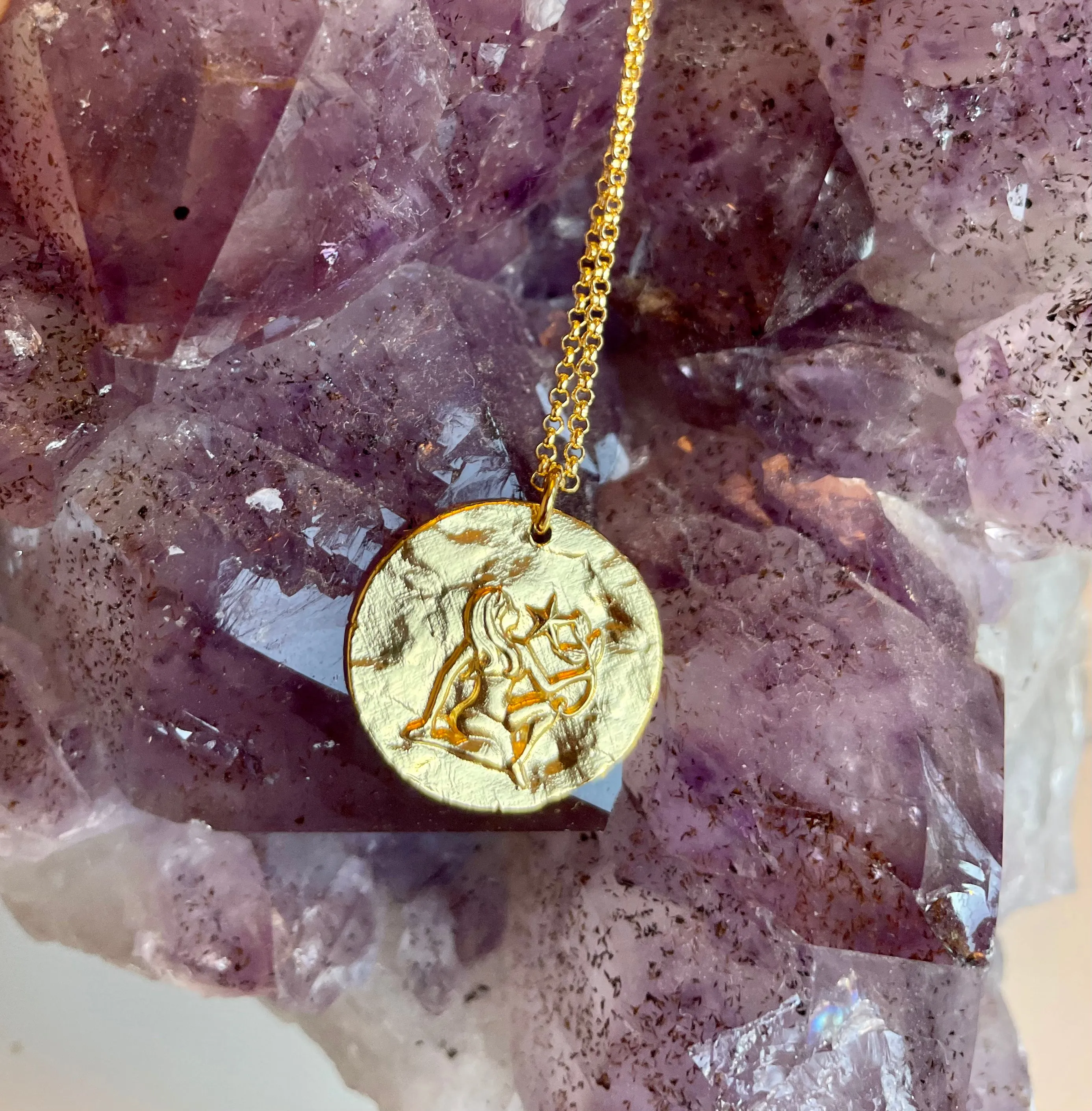 Astrology Coin Necklace