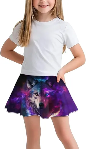 Athletic Skorts for Girls 5-14 Years Summer Sports Skirt with Pocket Tennis Gym Yoga