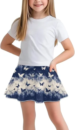 Athletic Skorts for Girls 5-14 Years Summer Sports Skirt with Pocket Tennis Gym Yoga