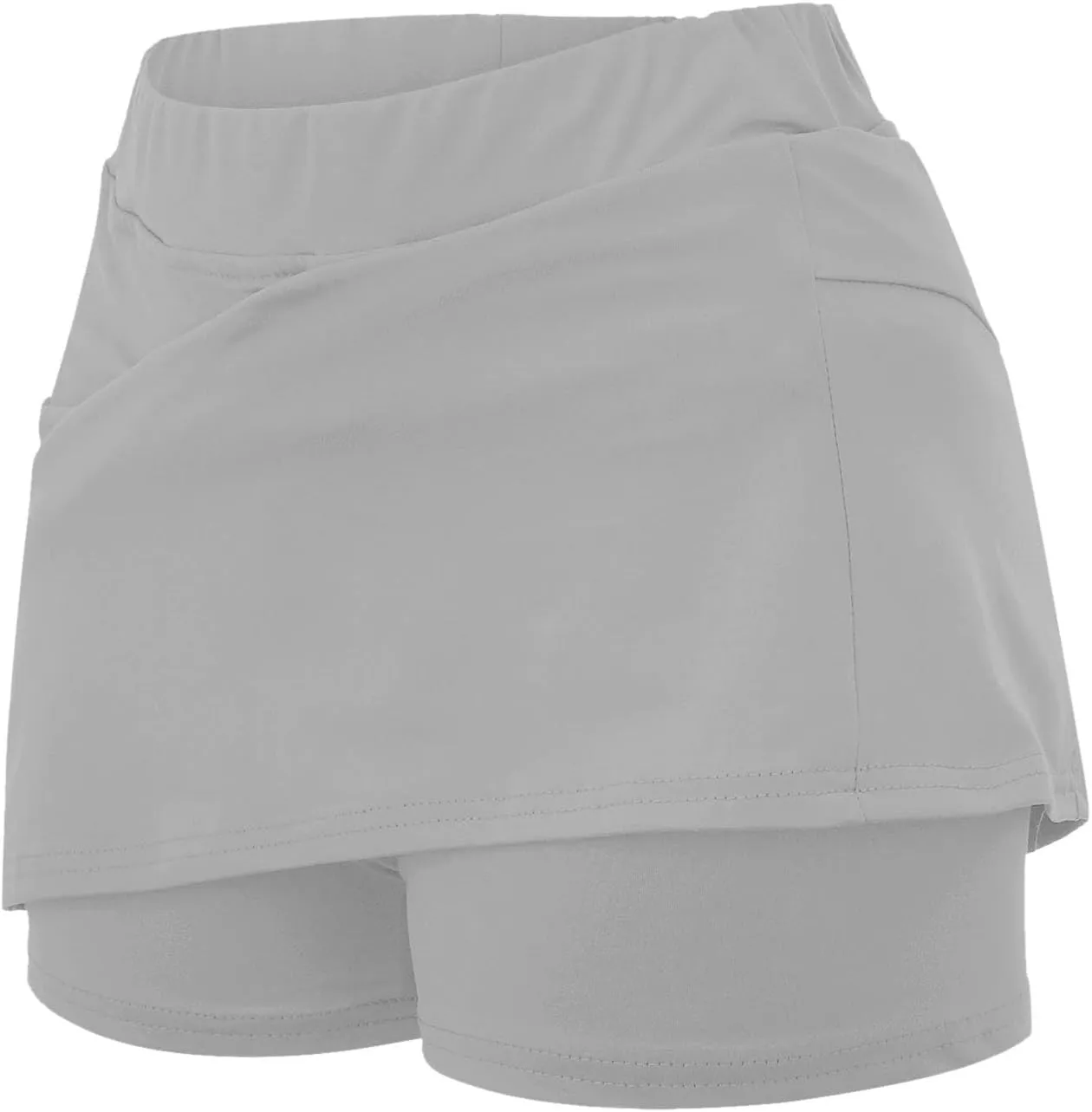 Athletic Skorts for Women Cute Preppy Mini Skirt with Pockets High Waisted Tennis Skirts with Shorts Casual Yoga Skort
