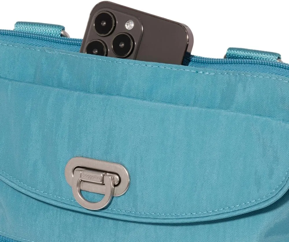 Baggallini Coastal Flip Lock Slim Crossbody