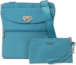 Baggallini Coastal Flip Lock Slim Crossbody