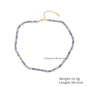 Becca Natural Stone Necklace "Americana Edition" (Pre-Order)