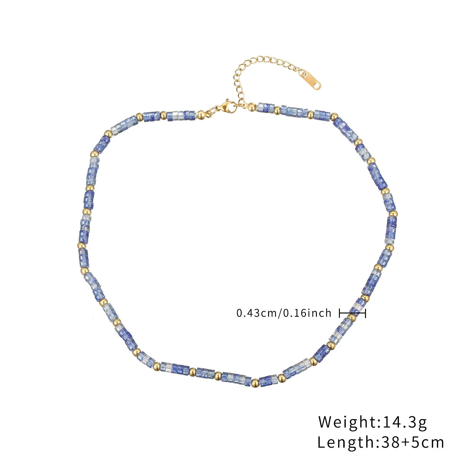 Becca Natural Stone Necklace "Americana Edition" (Pre-Order)