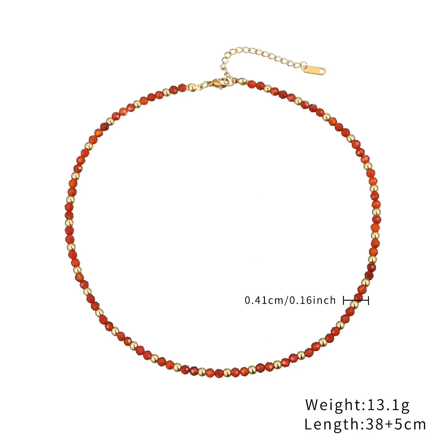 Becca Natural Stone Necklace "Americana Edition" (Pre-Order)