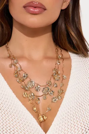 Bella Coin Necklace - Gold