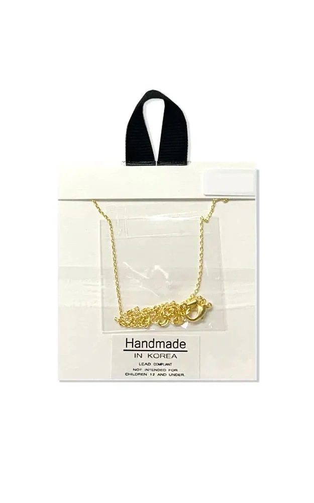 BJNA705GD "Shell" Pendant Necklace