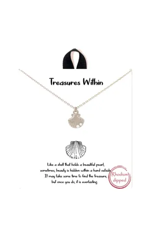BJNA705RH "Shell" Pendant Necklace