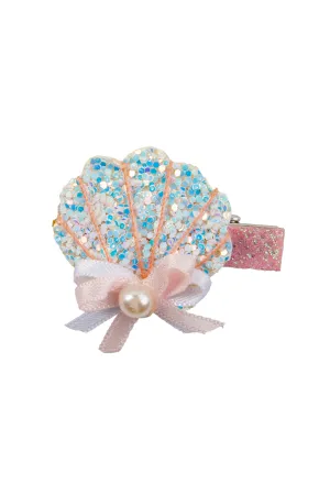 Boutique Sparkle Shell Hairclips