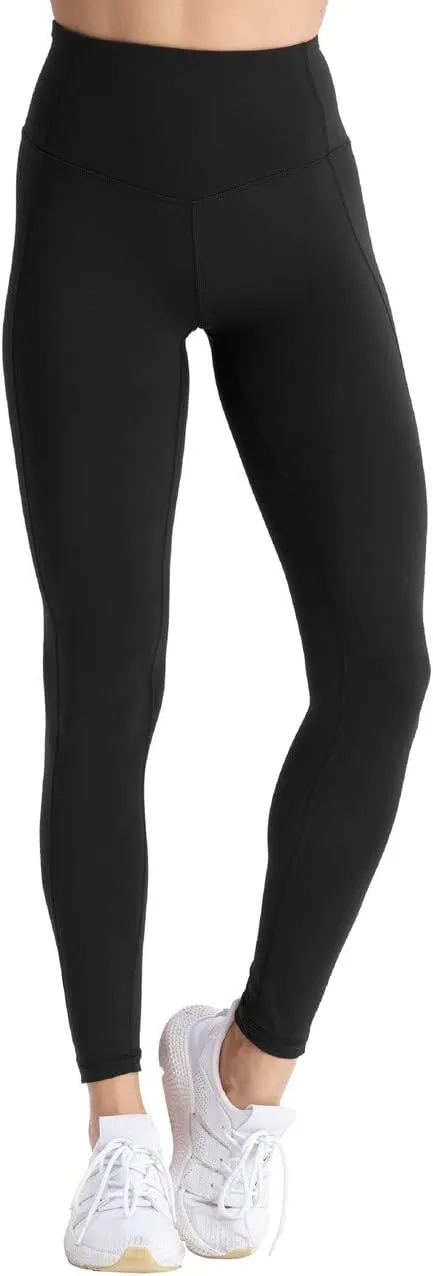 coastal rose Women's Yoga Pants Comfy Brushed 7/8 Length High Waisted Workout Leggings Sport Tights with Inner Pocket