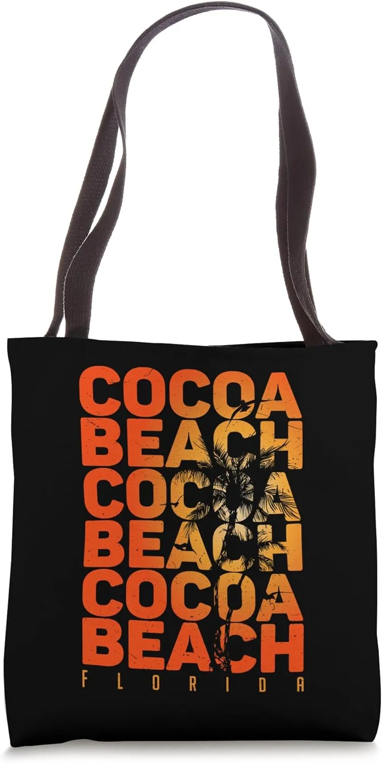 Cocoa Beach Florida Summer Sunset Vibes Tote Bag