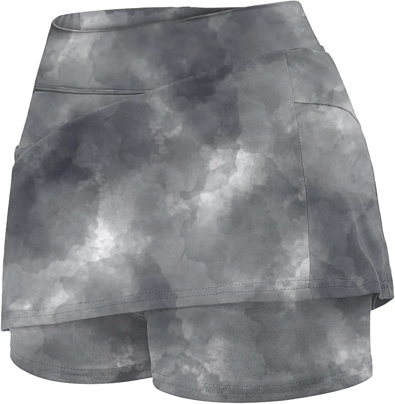 cooki Women's Mini Tennis Skirt 2025 Athletic Cute High Waisted Tie Dye Golf Skorts Summer Casual Lightweight Workout Shorts