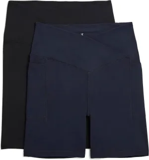 Danskin Women's 2-Pack 7" Active Bike Shorts
