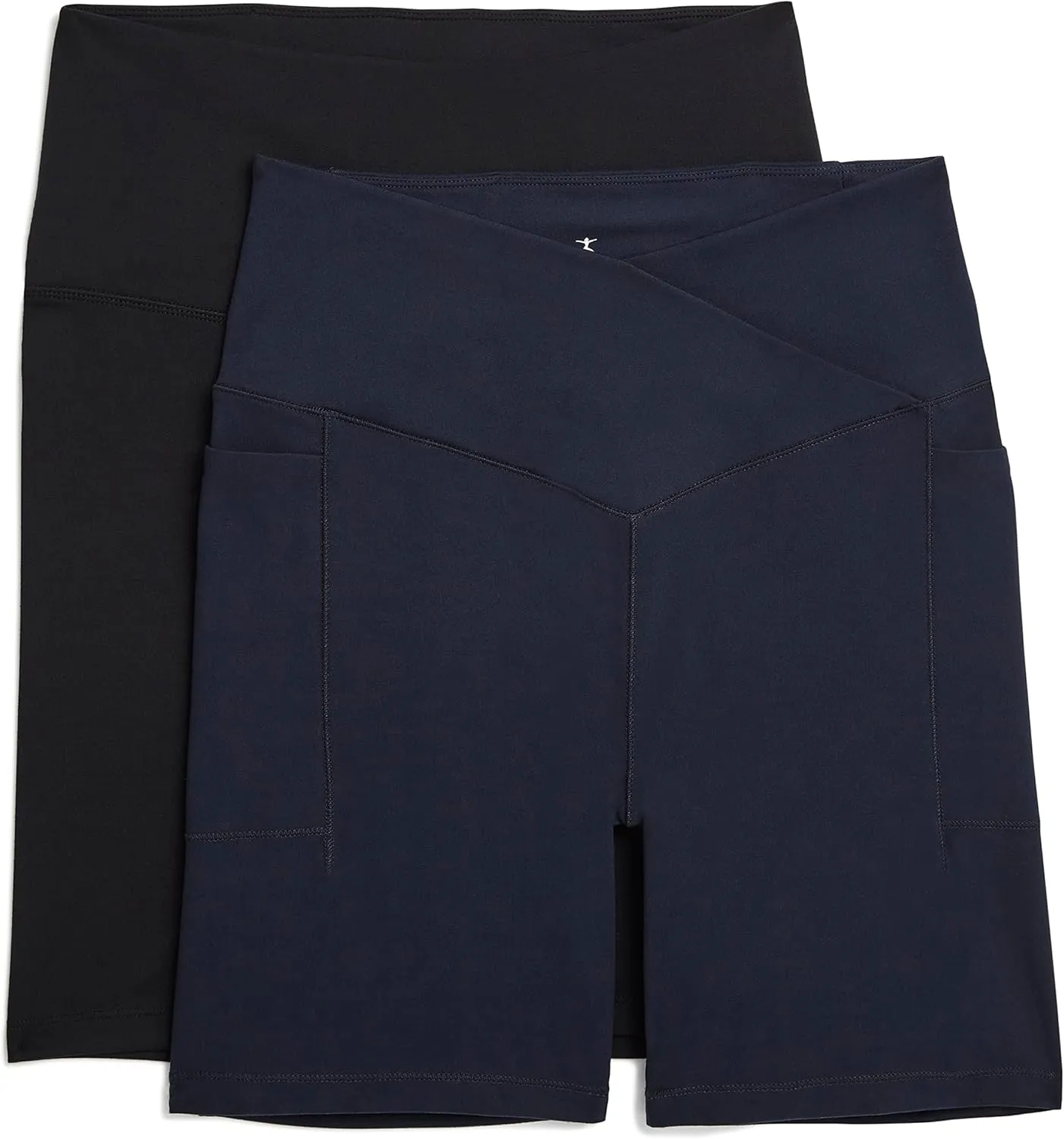 Danskin Women's 2-Pack 7" Active Bike Shorts