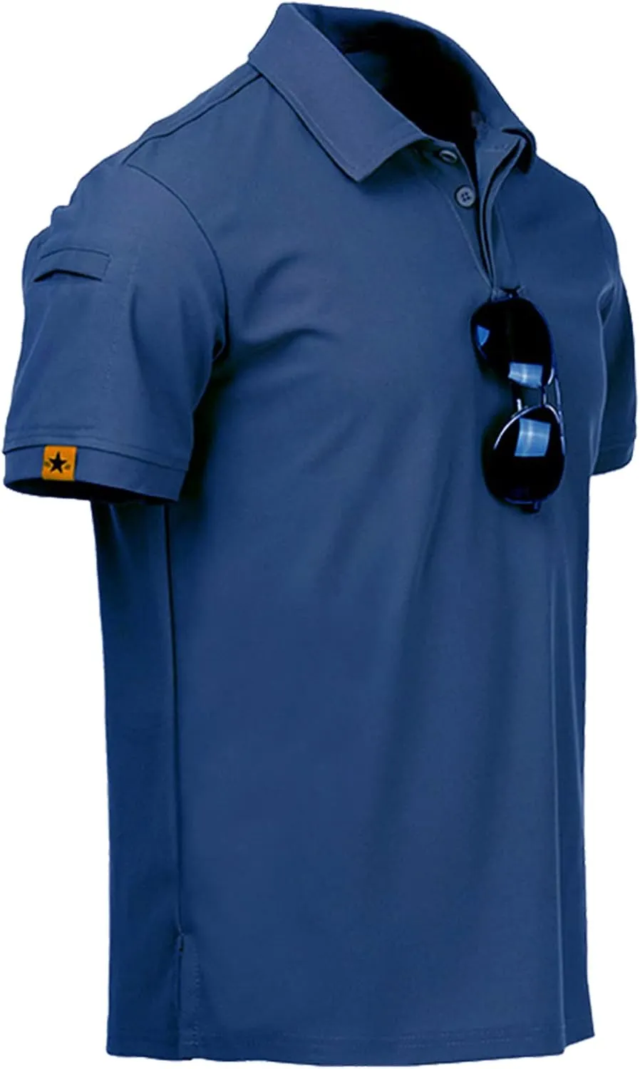 disi Mens Polo Shirts Quick-Dry Cool Short Sleeve Sports Casual Tennis Golf Shirt for Men