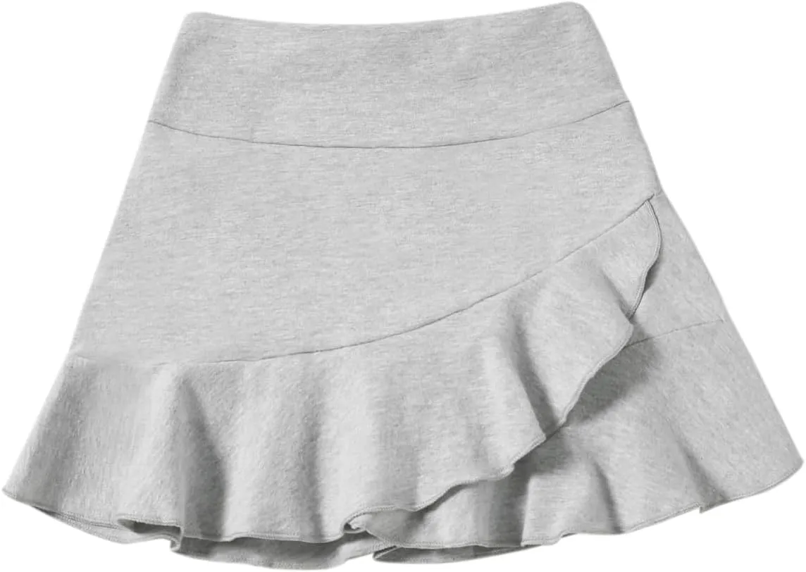 DREAM BUS 2 Pack Girls Skirts Built in Shorts Little Kid Tennis Skorts Toddler Girl Athletic Skorts Flowy Skirts