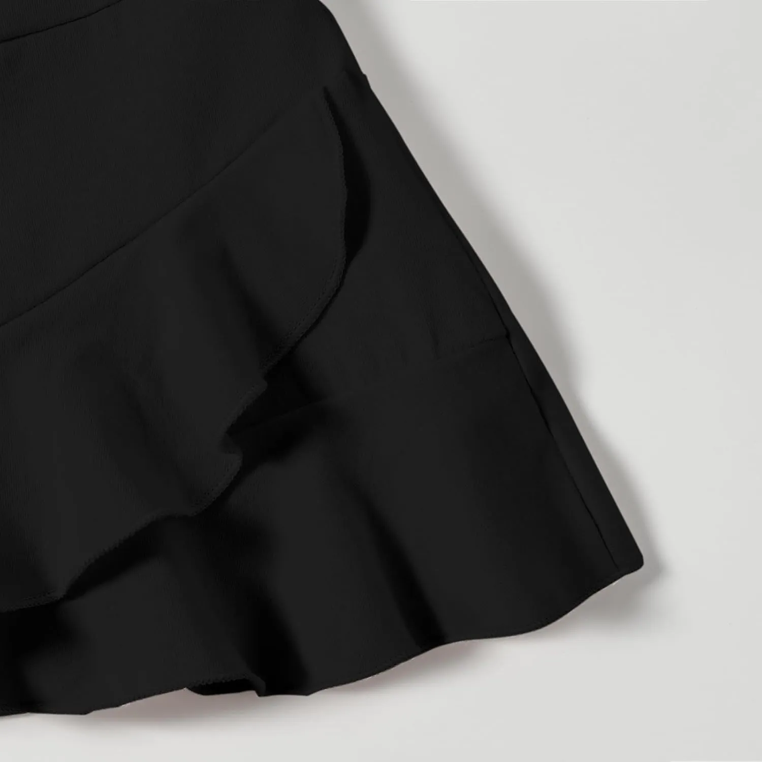 DREAM BUS 2 Pack Girls Skirts Built in Shorts Little Kid Tennis Skorts Toddler Girl Athletic Skorts Flowy Skirts