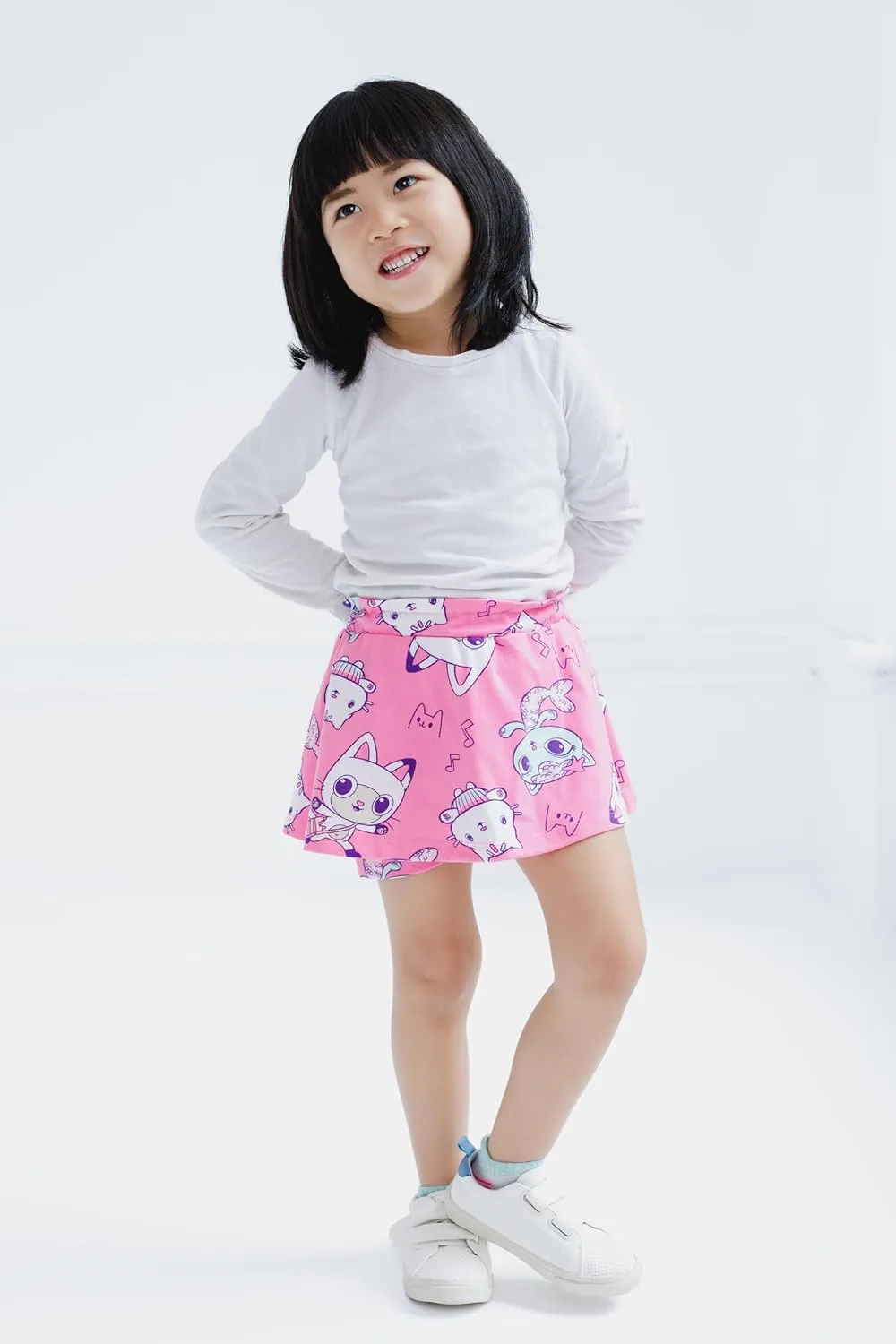DREAMWORKS GABBY'S DOLLHOUSE Girls 2 Pack Skorts Toddler to Big Kid