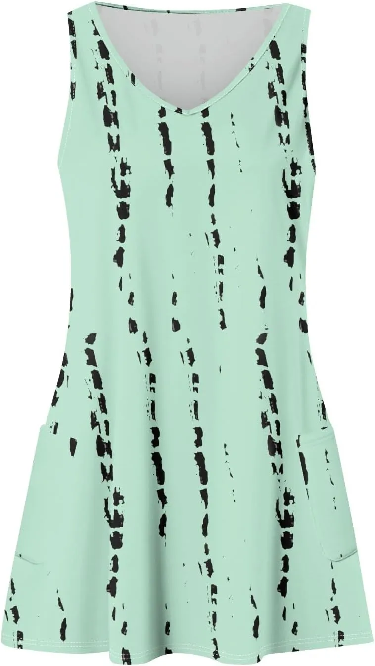 Dresses Women Casual Midi Dresses for Women Sleeveless Loose Casual Summer Dresses Women Elegant