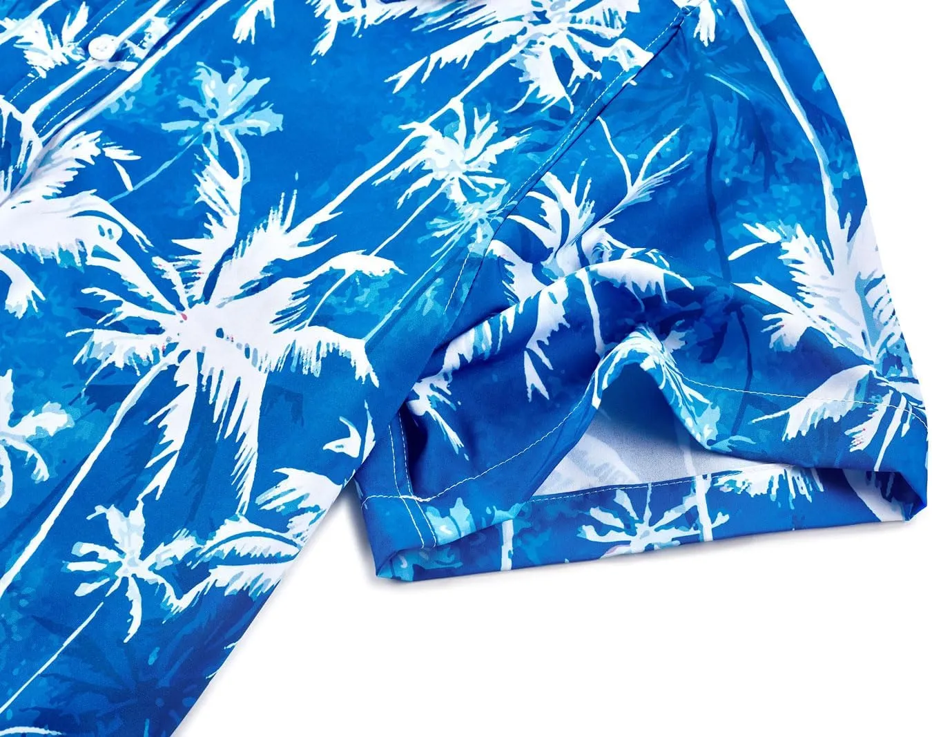 EUOW Men's Hawaiian Shirt Short Sleeves Printed Button Down Summer Beach Dress Shirts