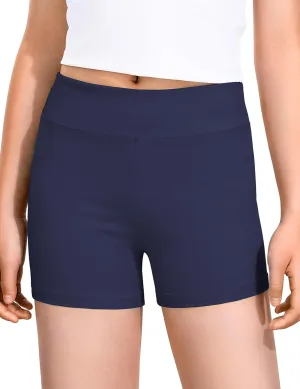 Girls Dance Shorts Biker Gymnastics Cartwheel Athletic Clothes Under Dress for Kids Youth Volleyball Tumbling