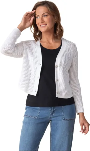 Habitat Women's Coastal Crochet Short Cardigan - 84017