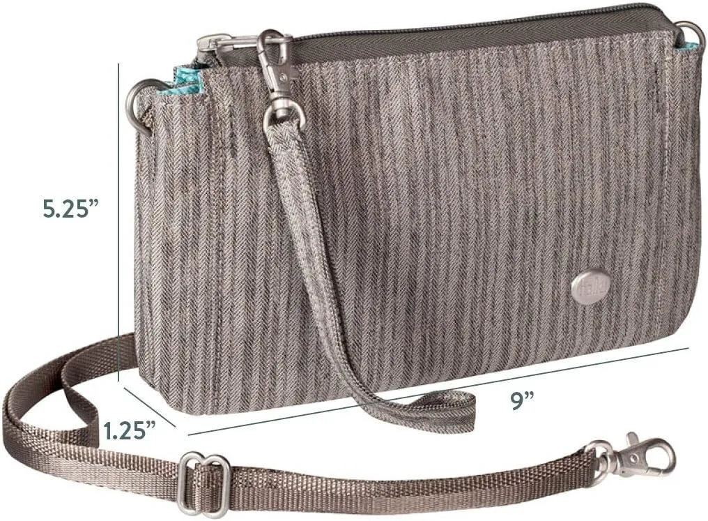 HAIKU Women's Small Stride Crossbody RFID Blocking Wristlet Wallet
