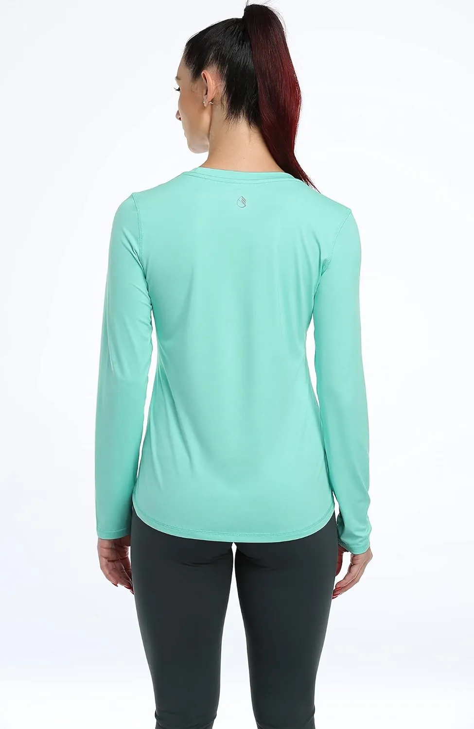 icyzone Long Sleeve Workout Shirts for Women - 3 Pack Athletic T Shirt, Running Exercise Yoga Tops