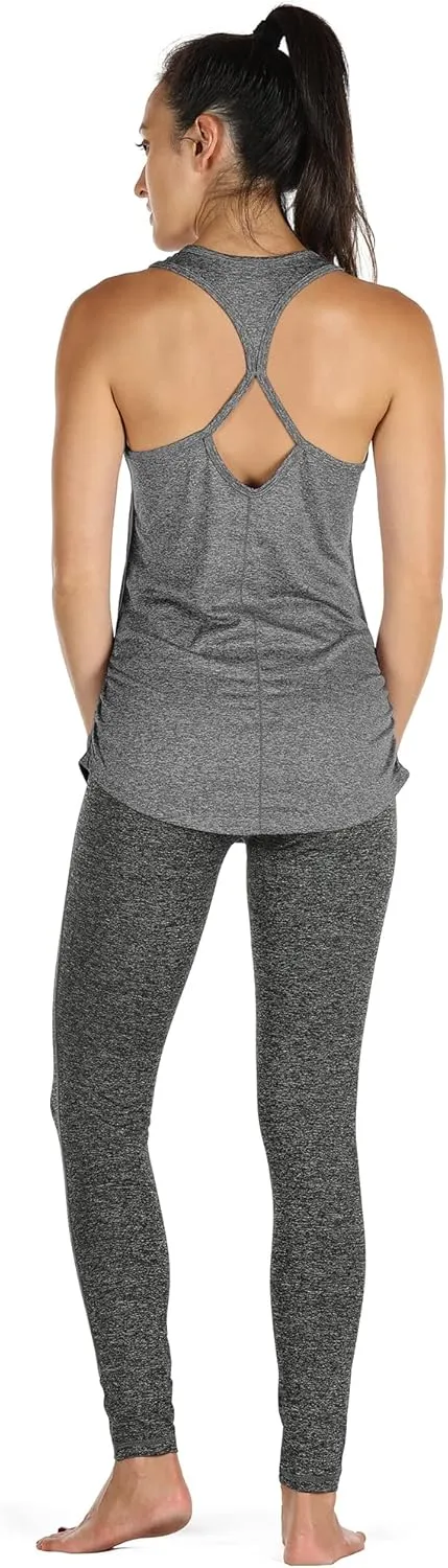 icyzone Workout Yoga Fitness Sports Racerback Tank Tops for Women