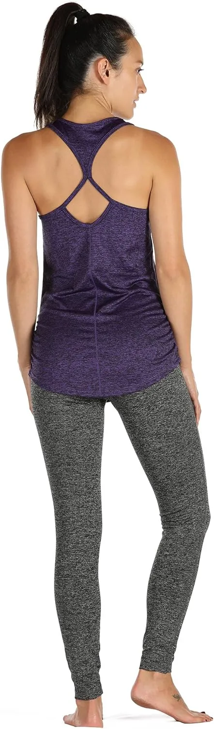 icyzone Workout Yoga Fitness Sports Racerback Tank Tops for Women
